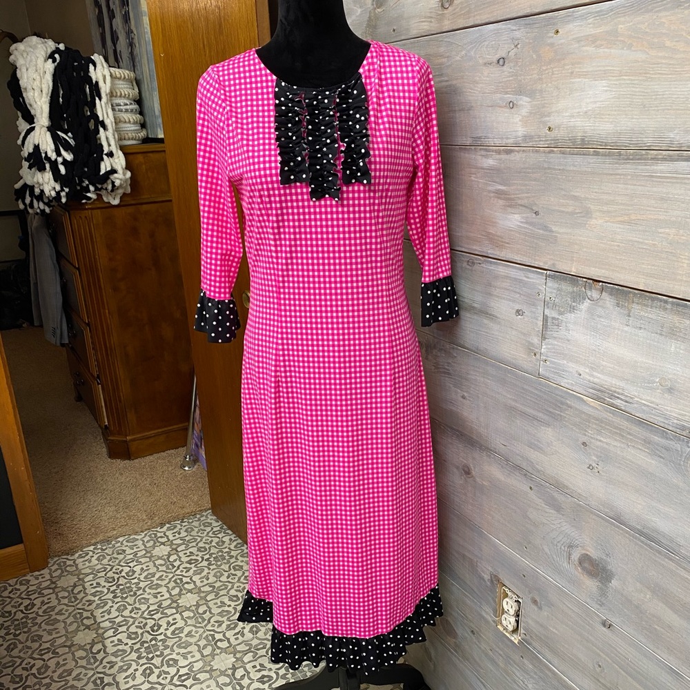Black white and pink Dainty Jewells swim dress!